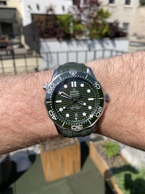 green omega seamaster 300m.